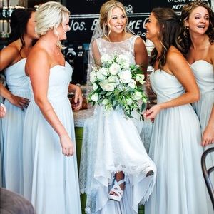 Grey Bridesmaid/Formal Dress